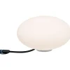 LED-ulkovalaisin Paulmann Plug & Shine Stone, IP67, 3000K, valkoinen
