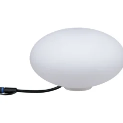 LED-ulkovalaisin Paulmann Plug & Shine Stone, IP67, 3000K, valkoinen