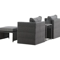 Lepotuolisetti Venture Home Quad harmaa