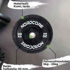 Levypaino Nordcore Core Bumper, 5-25kg