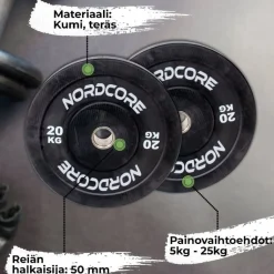 Levypainot Nordcore Bumper Core 10kg, pari