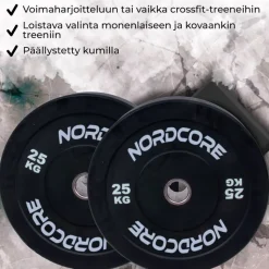 Levypainot Nordcore Core Bumper, 5-25kg, 2kpl