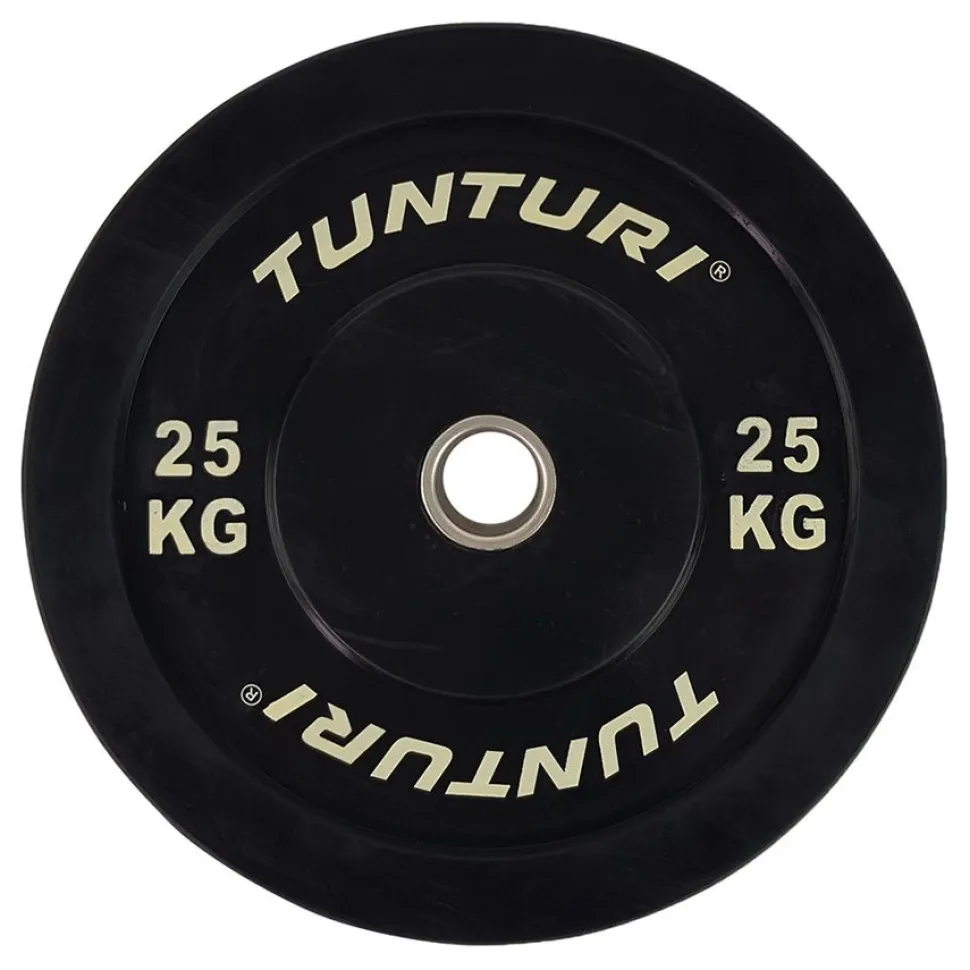 Levypaino Tunturi 25 kg musta