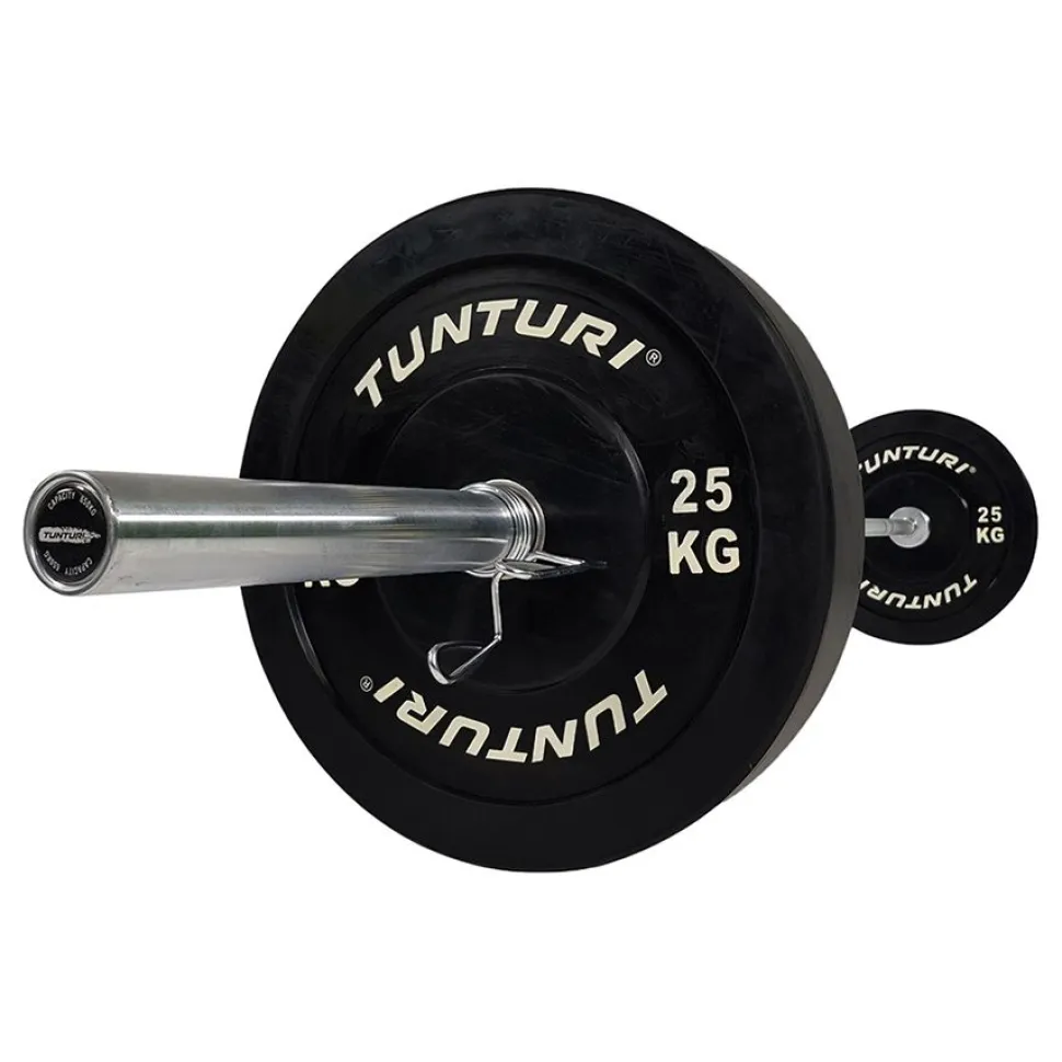 Levypaino Tunturi 25 kg musta