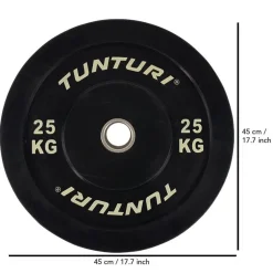 Levypaino Tunturi 25 kg musta