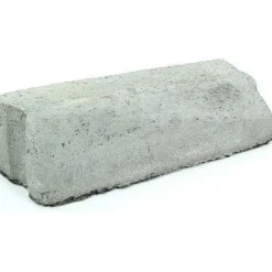 Liimattava madalluskivi Rudus 12>8 cm oikea 390x130 mm sileä harmaa
