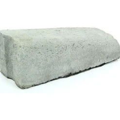 Liimattava madalluskivi Rudus 16>6 cm oikea 390x130 mm sileä harmaa