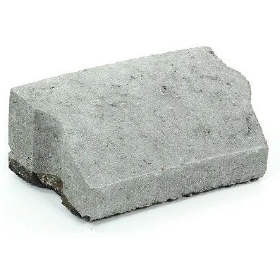 Liimattava reunakivi Rudus kaarre R1000 kovera 195x130x80 mm sileä harmaa
