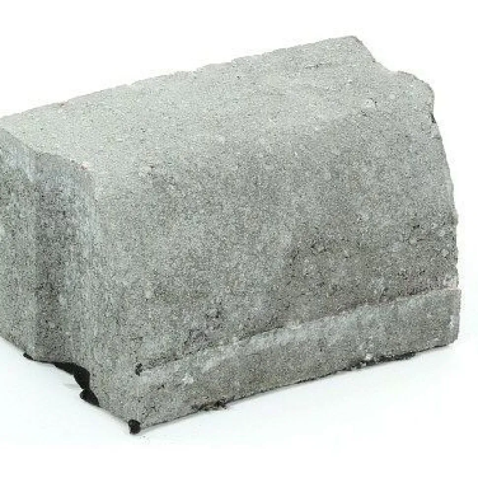 Liimattava reunakivi Rudus kaarre R1000 kovera 195x130x120 mm sileä harmaa