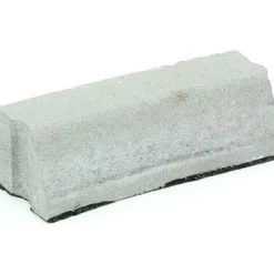 Liimattava reunakivi Rudus kaarre R2500 kovera 390x130x120 mm sileä harmaa