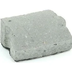 Liimattava reunakivi Rudus kaarre R1000 kupera 195x130x80 mm sileä harmaa