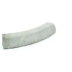 Liimattava reunakivi Rudus kaarre R1000 kupera 523x130x120 mm sileä harmaa