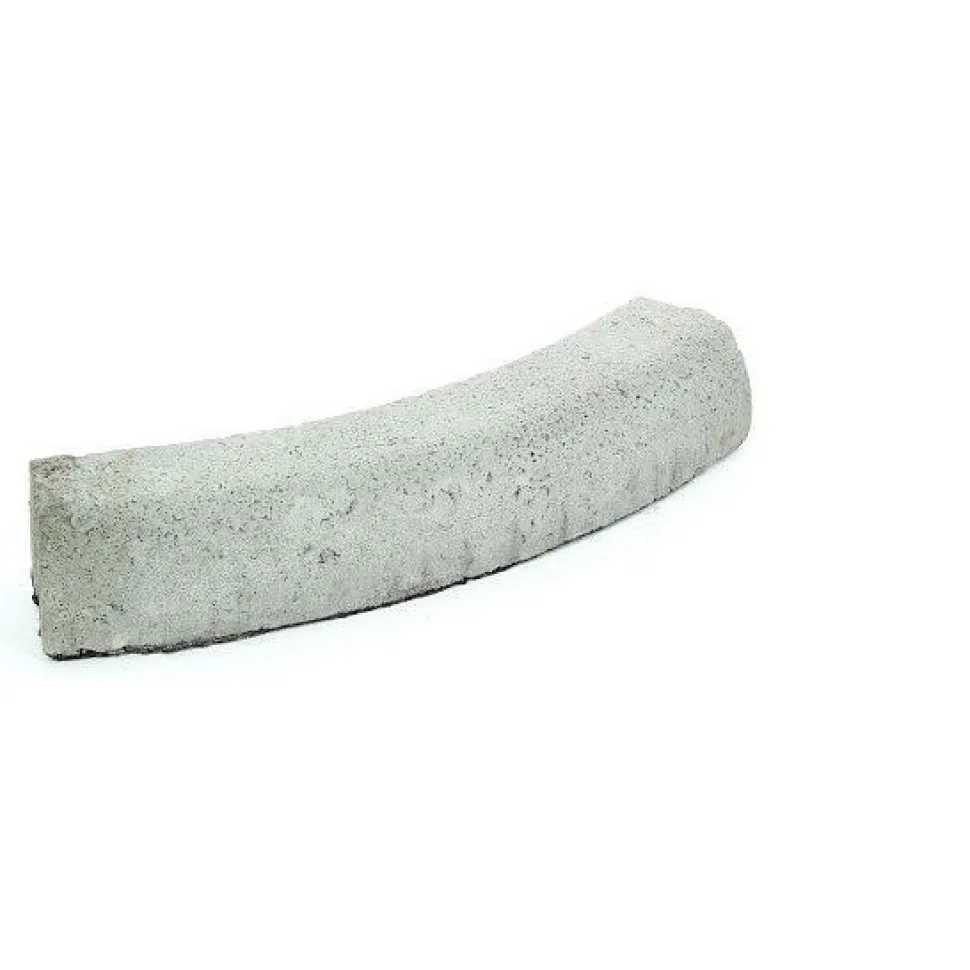 Liimattava reunakivi Rudus kaarre R1000 kupera 523x130x120 mm sileä harmaa