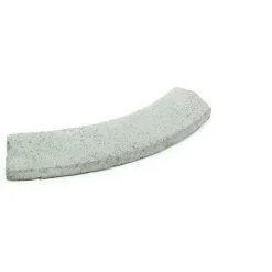 Liimattava reunakivi Rudus kaarre R750 kupera 589x130x80 mm sileä harmaa