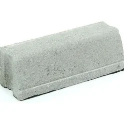 Liimattava reunakivi Rudus suora 390x130x120 mm sileä harmaa