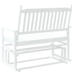 Liukupenkki musta 118x70x104,5 cm täysi haapa (08866)