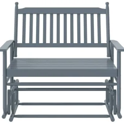 Liukupenkki musta 118x70x104,5 cm täysi haapa (08866)