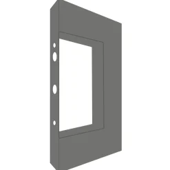 Locinox portin lukon kehys Ab Polar, harmaa