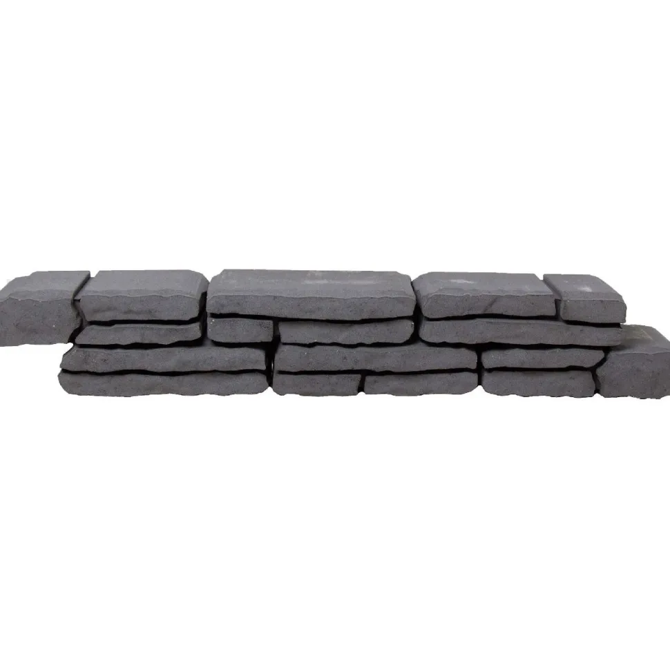 Loimumuurikivi Lakka 360x180x90mm, musta