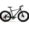 Maastopyörä Swoop Fatbike Tourer, 26x4", 7 vaihdetta, musta