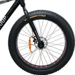 Maastopyörä Swoop Fatbike Tourer, 26x4", 7 vaihdetta, musta