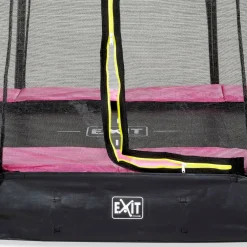 Maatrampoliini Exit Silhouette Ground sis. turvaverkko pinkki eri kokoja