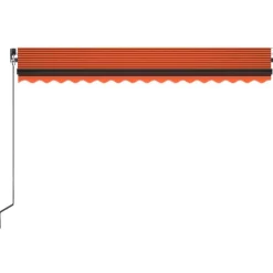 Manuaalisesti sisäänkelattava markiisi 1 300x250 cm sininen/valkoinen