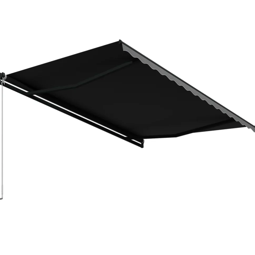 Manuaalisesti sisäänkelattava markiisi 1 300x250 cm sininen/valkoinen