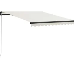 Manuaalisesti sisäänkelattava markiisi 1 300x250 cm sininen/valkoinen