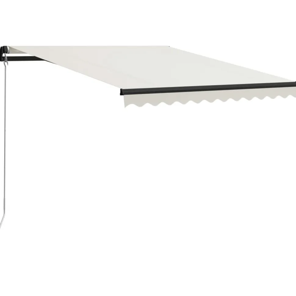 Manuaalisesti sisäänkelattava markiisi 1 300x250 cm sininen/valkoinen