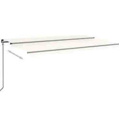 Manuaalisesti sisäänkelattava markiisi 1 300x250 cm sininen/valkoinen