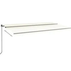 Manuaalisesti sisäänkelattava markiisi 1 300x250 cm sininen/valkoinen