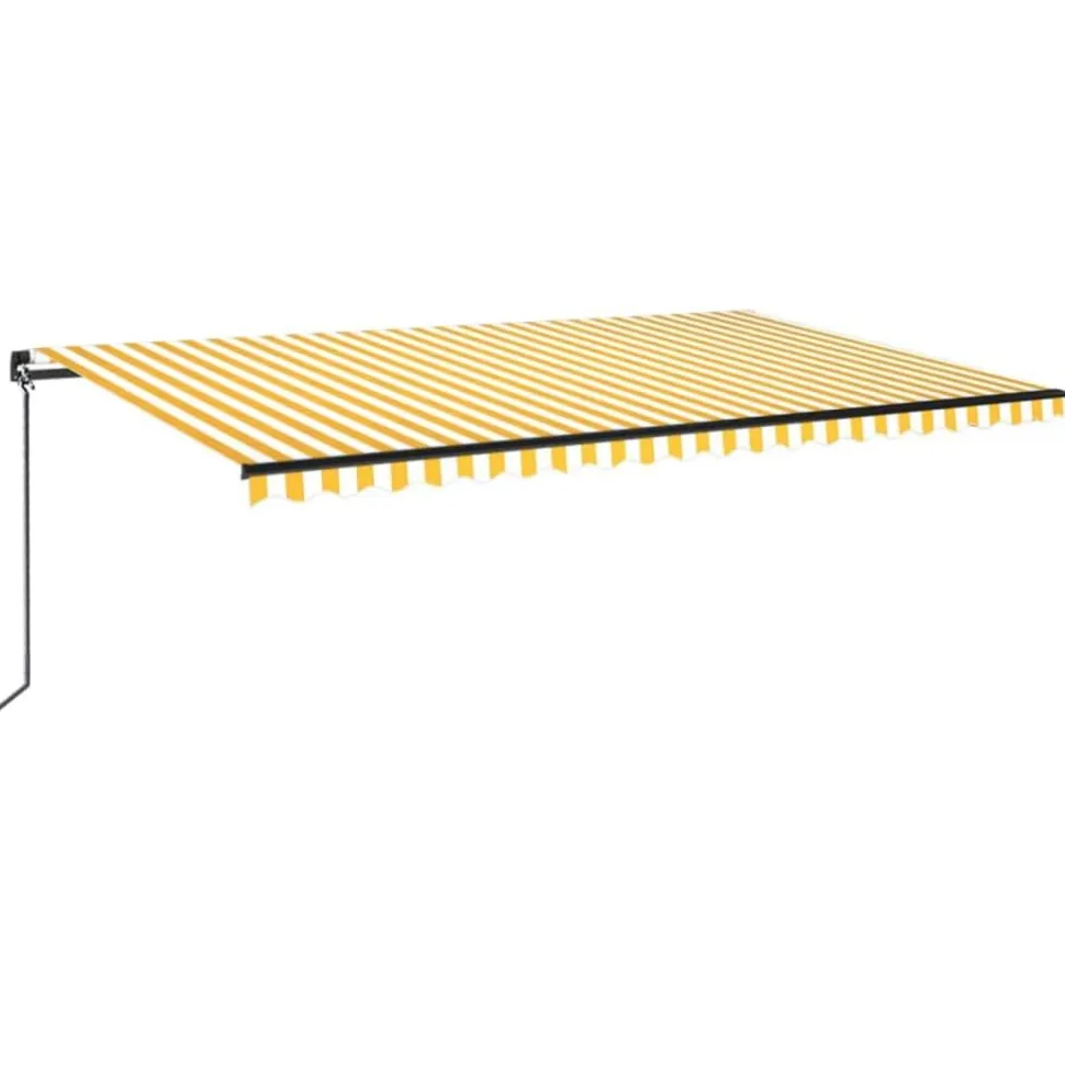 Manuaalisesti sisäänkelattava markiisi 1 300x250 cm sininen/valkoinen