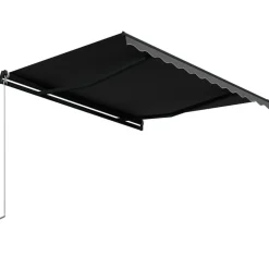 Manuaalisesti sisäänkelattava markiisi 1 300x250 cm sininen/valkoinen