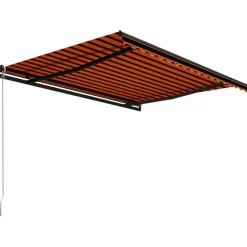 Manuaalisesti sisäänkelattava markiisi 1 300x250 cm sininen/valkoinen