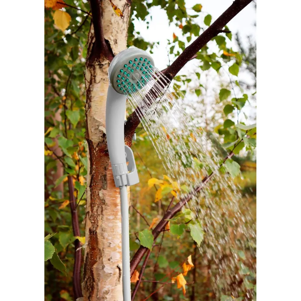 Matkasuihku Mag-Pro Garden ladattava valkoinen