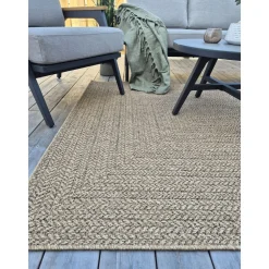 Matto Benina Natural Frame, sisä- ja ulkokäyttöön, ruskea, eri kokoja