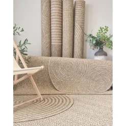 Matto Benina Natural Frame, sisä- ja ulkokäyttöön, ruskea, eri kokoja