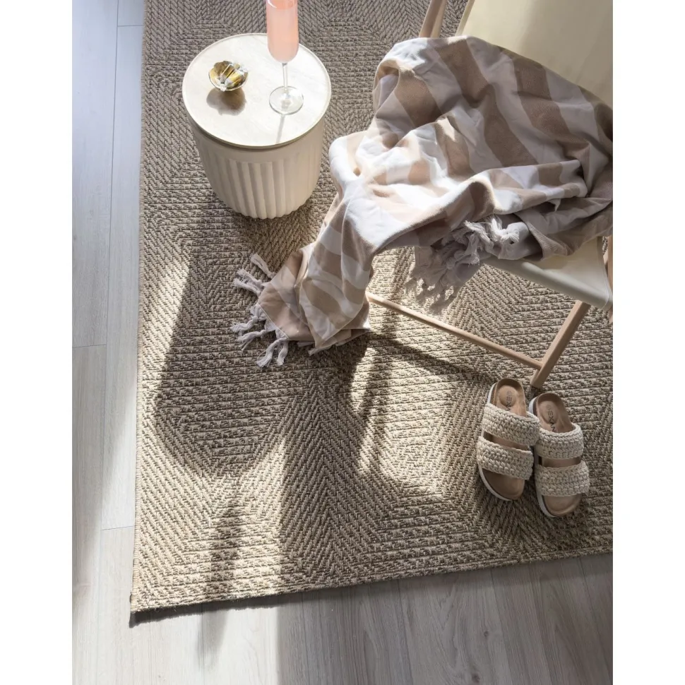 Matto Benina Natural Square, sisä- ja ulkokäyttöön, ruskea, eri kokoja