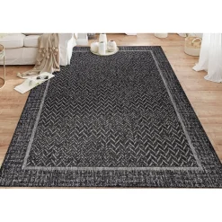 Matto Linento Ermioni 80x150 cm antrasiitti