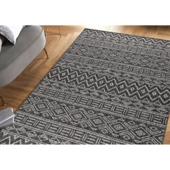 Matto Linento Ilia 120x180 cm antrasiitti