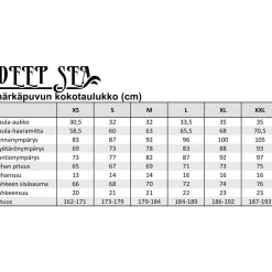 Miesten märkäpuku Deep Sea, kokopitkä, eri kokoja