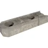 Muurikivi Rudus Aitakivi peruspari 560x200x100 mm sileä harmaa