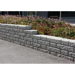 Muurikivi Rudus Aitakivi peruspari 560x200x100 mm sileä harmaa