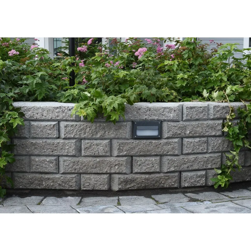 Muurikivi Rudus Aitakivi peruspari 560x200x100 mm sileä harmaa