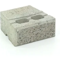 Muurikivi Rudus Muurikko peruskivi 235x235x100 mm sileä harmaa