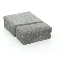 Muurikivi Rudus Muurikko päätypari 100 mm sileä harmaa