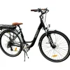 Naisten sähköpyörä Swoop City, 28", 7 vaihdetta, musta