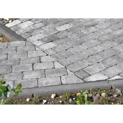 Nurmikon reunakivi Lakka 600x135x80 mm harmaa