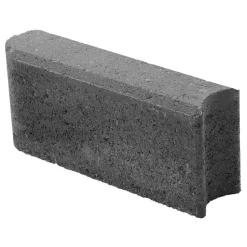 Nurmikon reunakivi Lakka 300x135x80 mm musta